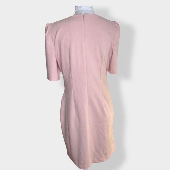 DKNY Rose Mist Twist Shift Dress 12 New - Picture 3 of 5